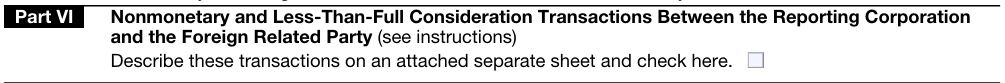 Form 5472 Part 6