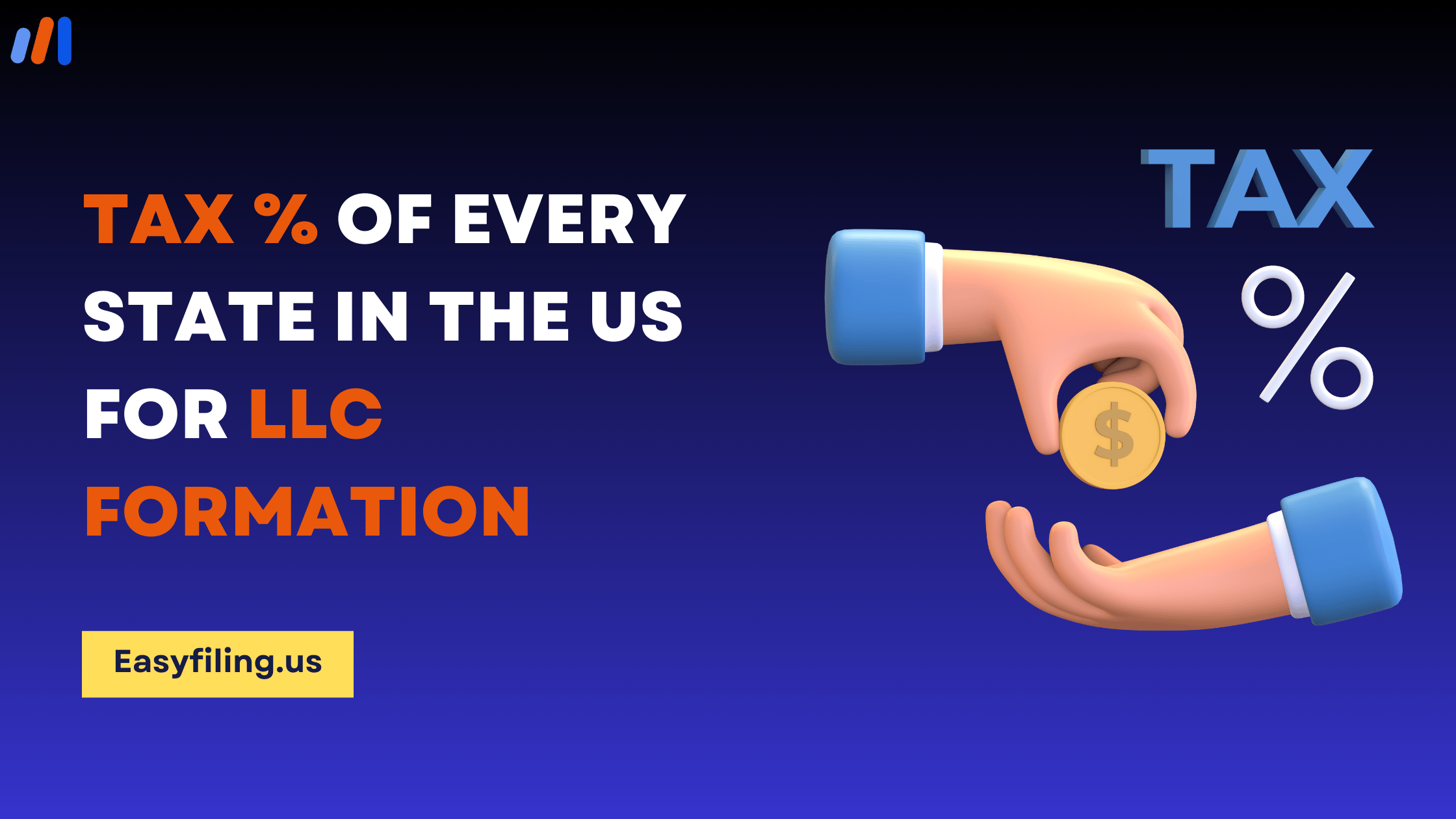 Tax Percentage of Every State in the US For LLC Formation